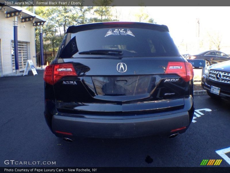 Formal Black Pearl / Ebony 2007 Acura MDX