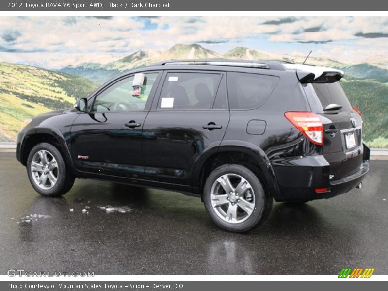 Black / Dark Charcoal 2012 Toyota RAV4 V6 Sport 4WD