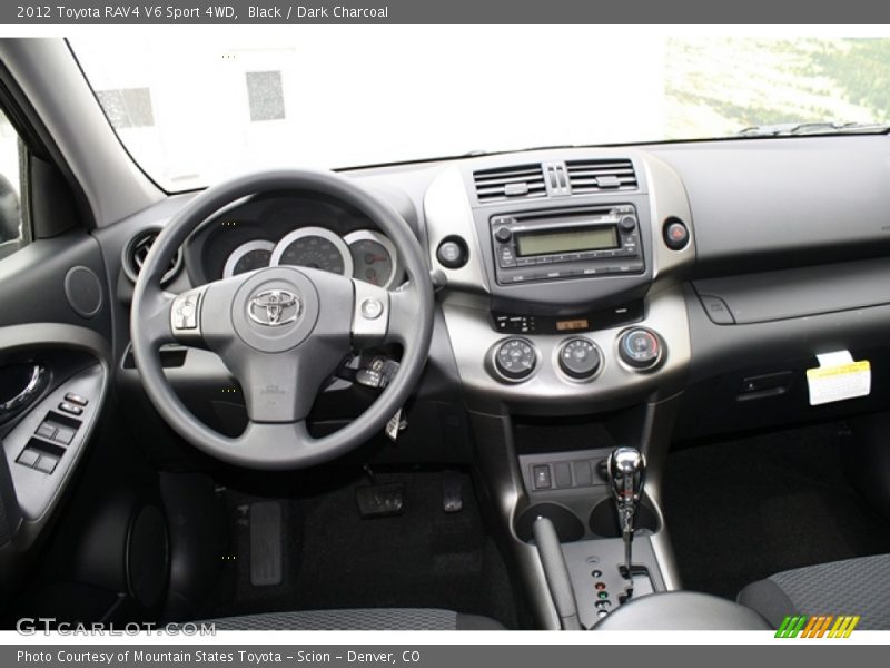 Black / Dark Charcoal 2012 Toyota RAV4 V6 Sport 4WD
