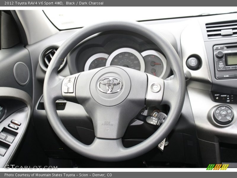Black / Dark Charcoal 2012 Toyota RAV4 V6 Sport 4WD
