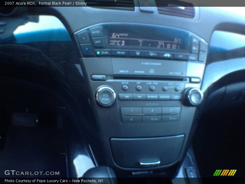 Formal Black Pearl / Ebony 2007 Acura MDX