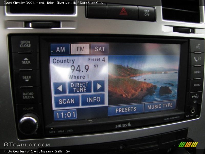 Bright Silver Metallic / Dark Slate Gray 2009 Chrysler 300 Limited
