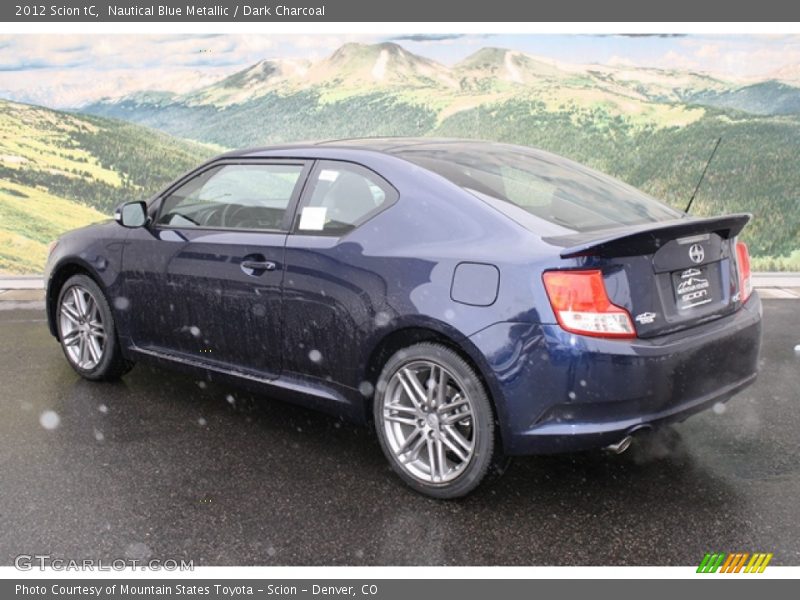 Nautical Blue Metallic / Dark Charcoal 2012 Scion tC