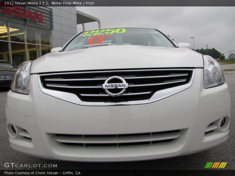 Winter Frost White / Frost 2012 Nissan Altima 2.5 S