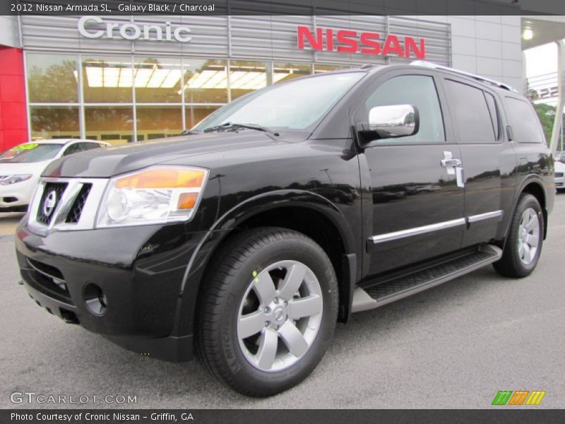 Galaxy Black / Charcoal 2012 Nissan Armada SL