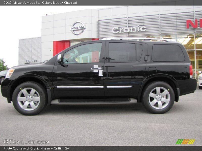Galaxy Black / Charcoal 2012 Nissan Armada SL