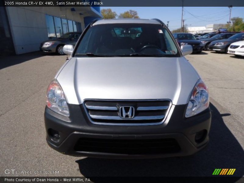 Satin Silver Metallic / Black 2005 Honda CR-V EX 4WD