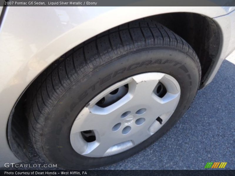 Liquid Silver Metallic / Ebony 2007 Pontiac G6 Sedan