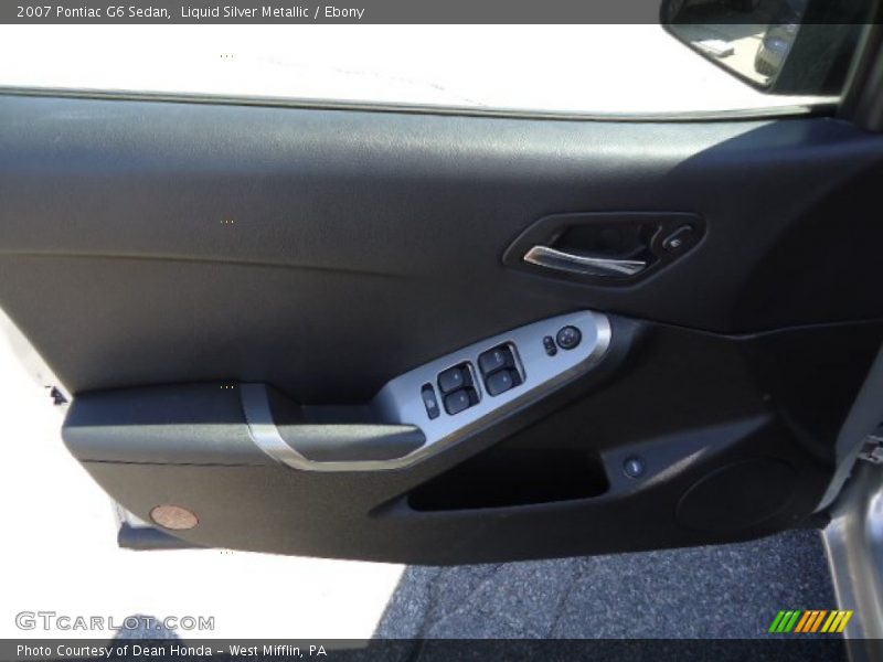 Liquid Silver Metallic / Ebony 2007 Pontiac G6 Sedan