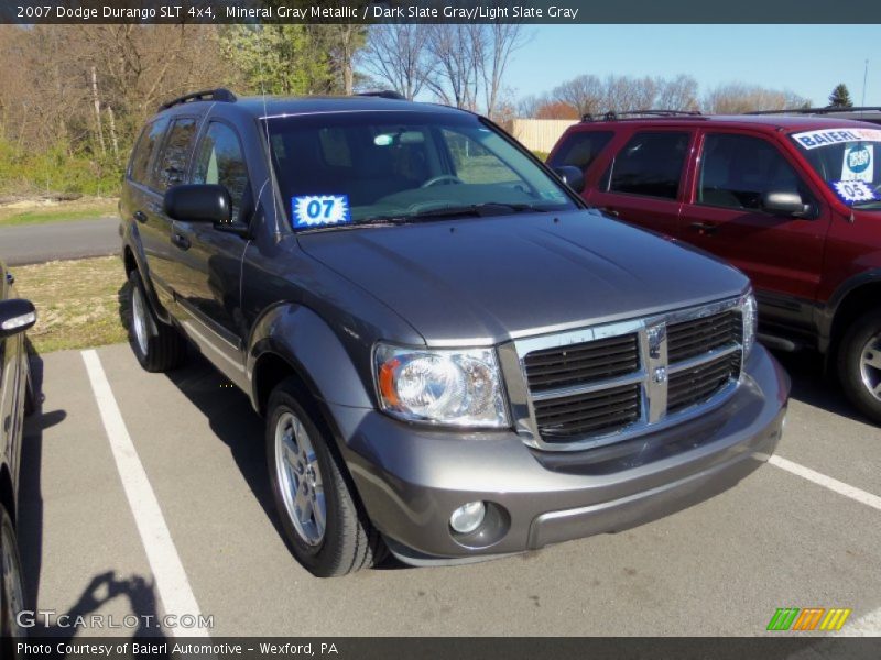 Mineral Gray Metallic / Dark Slate Gray/Light Slate Gray 2007 Dodge Durango SLT 4x4