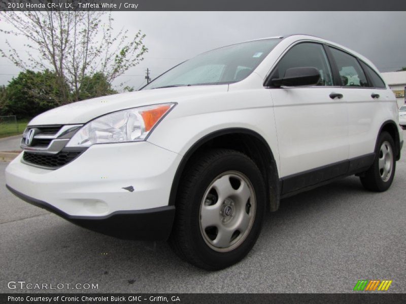 Taffeta White / Gray 2010 Honda CR-V LX