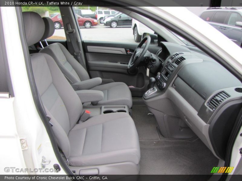 Taffeta White / Gray 2010 Honda CR-V LX