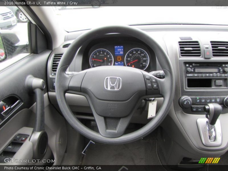 Taffeta White / Gray 2010 Honda CR-V LX