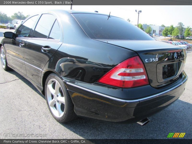 Black / Black 2006 Mercedes-Benz C 350 Sport