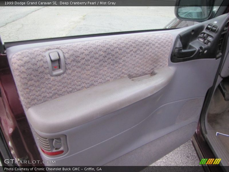 Deep Cranberry Pearl / Mist Gray 1999 Dodge Grand Caravan SE
