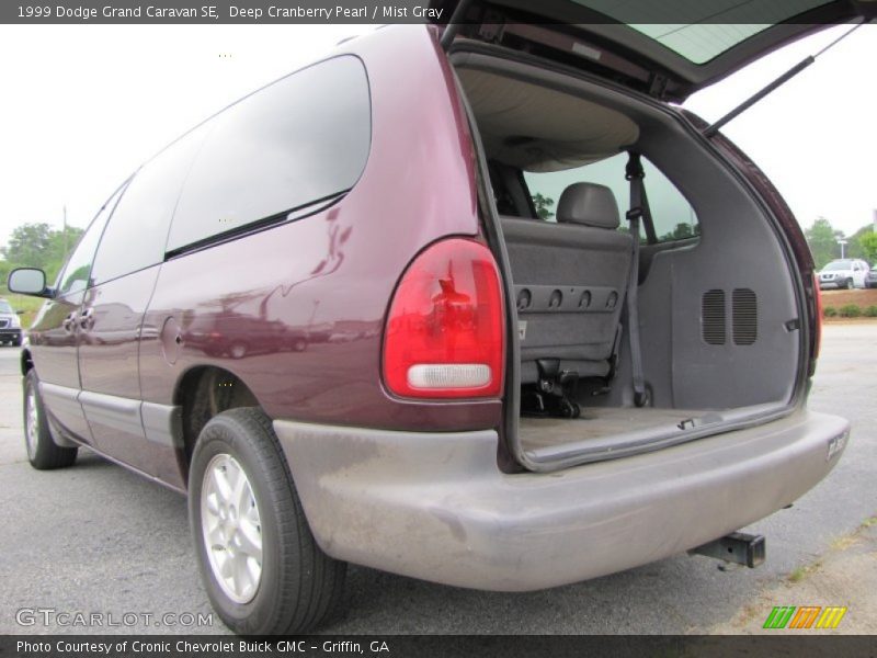 Deep Cranberry Pearl / Mist Gray 1999 Dodge Grand Caravan SE