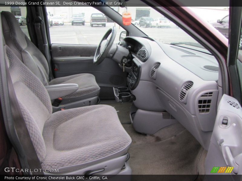 Deep Cranberry Pearl / Mist Gray 1999 Dodge Grand Caravan SE