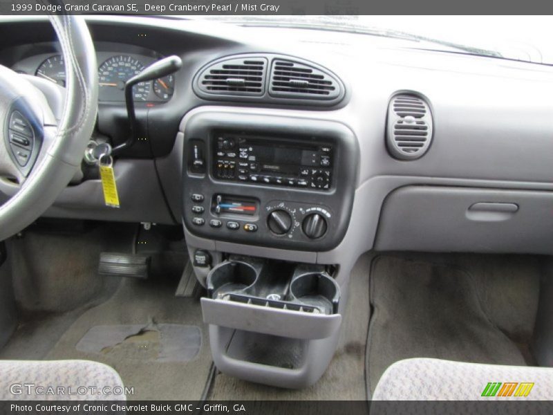 Deep Cranberry Pearl / Mist Gray 1999 Dodge Grand Caravan SE
