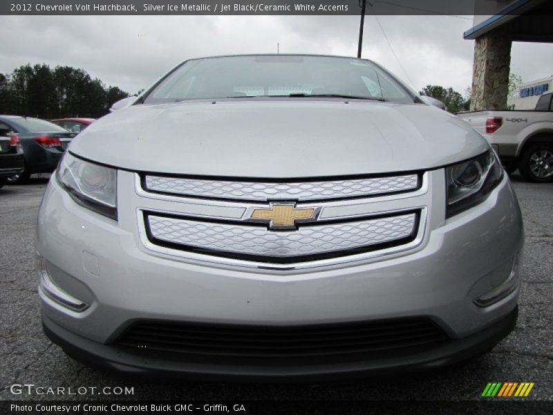 Silver Ice Metallic / Jet Black/Ceramic White Accents 2012 Chevrolet Volt Hatchback