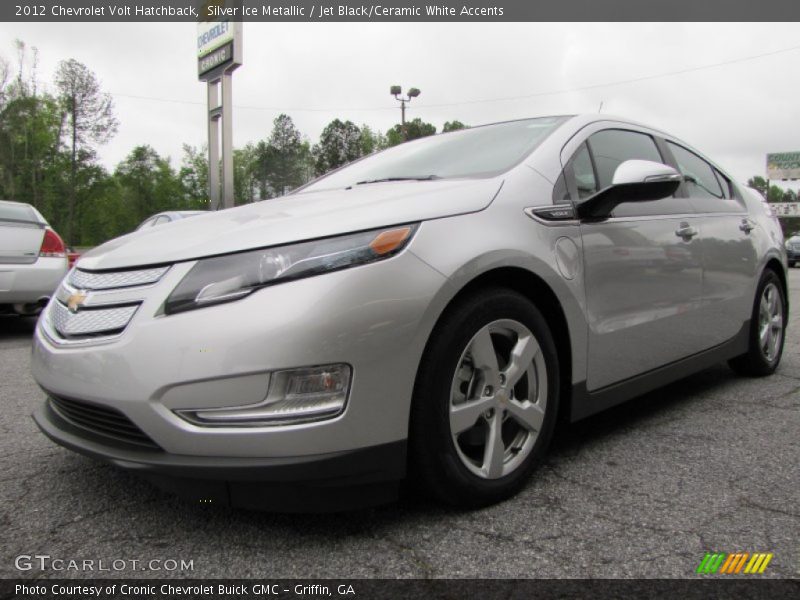 Silver Ice Metallic / Jet Black/Ceramic White Accents 2012 Chevrolet Volt Hatchback