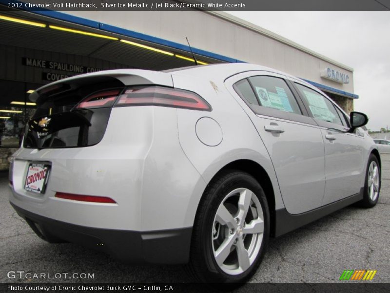 Silver Ice Metallic / Jet Black/Ceramic White Accents 2012 Chevrolet Volt Hatchback