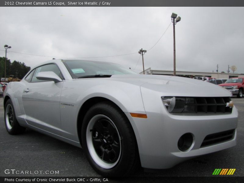 Silver Ice Metallic / Gray 2012 Chevrolet Camaro LS Coupe