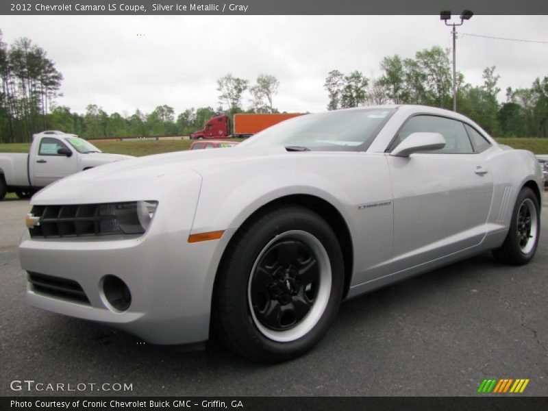 Silver Ice Metallic / Gray 2012 Chevrolet Camaro LS Coupe