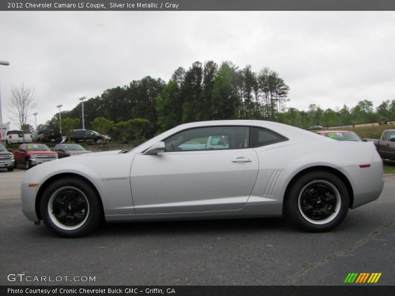 Silver Ice Metallic / Gray 2012 Chevrolet Camaro LS Coupe
