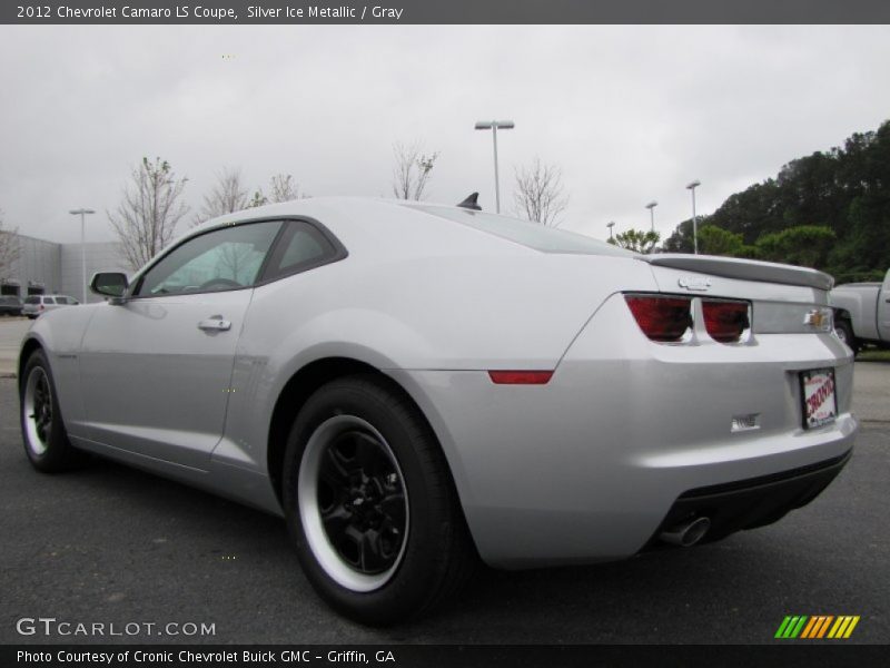 Silver Ice Metallic / Gray 2012 Chevrolet Camaro LS Coupe