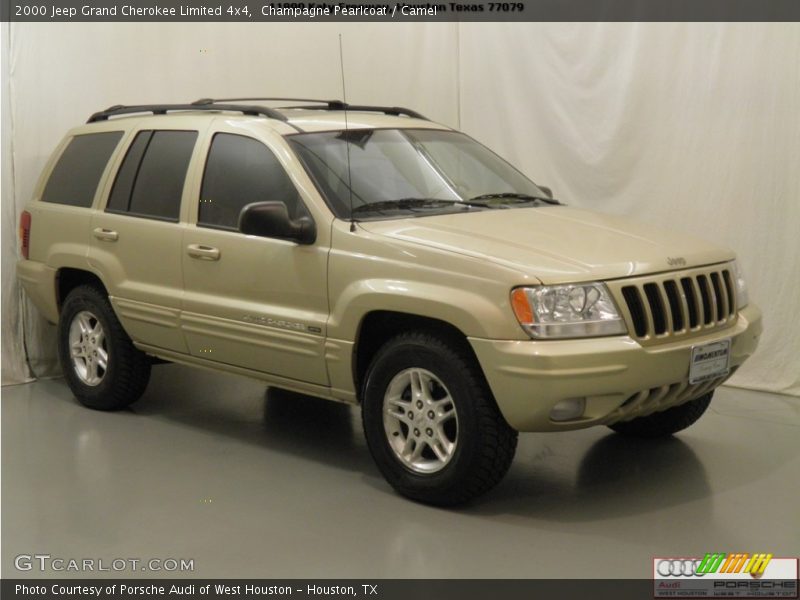 Champagne Pearlcoat / Camel 2000 Jeep Grand Cherokee Limited 4x4
