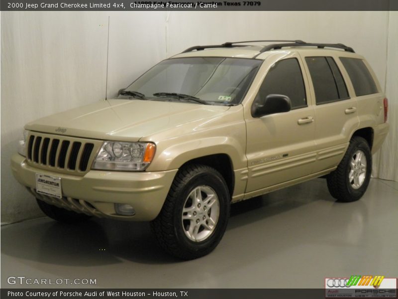 Champagne Pearlcoat / Camel 2000 Jeep Grand Cherokee Limited 4x4