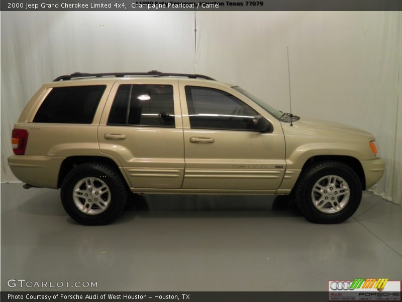 Champagne Pearlcoat / Camel 2000 Jeep Grand Cherokee Limited 4x4