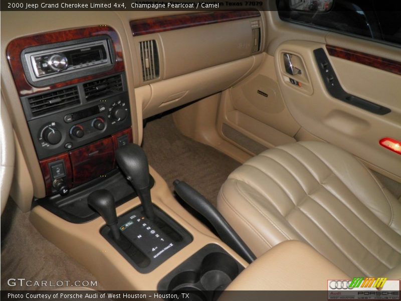 Champagne Pearlcoat / Camel 2000 Jeep Grand Cherokee Limited 4x4