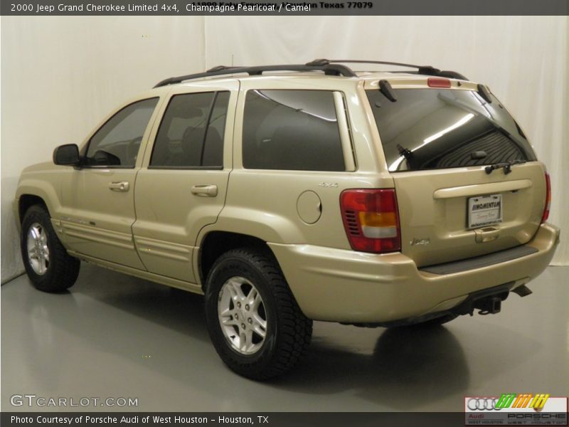 Champagne Pearlcoat / Camel 2000 Jeep Grand Cherokee Limited 4x4