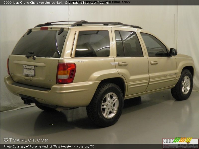 Champagne Pearlcoat / Camel 2000 Jeep Grand Cherokee Limited 4x4