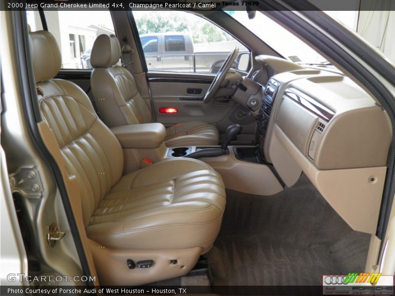 Champagne Pearlcoat / Camel 2000 Jeep Grand Cherokee Limited 4x4
