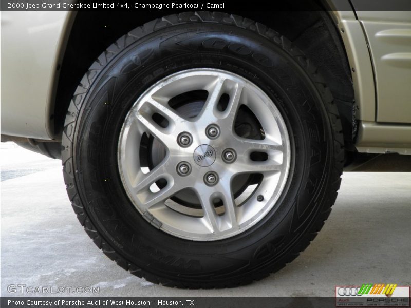 Champagne Pearlcoat / Camel 2000 Jeep Grand Cherokee Limited 4x4