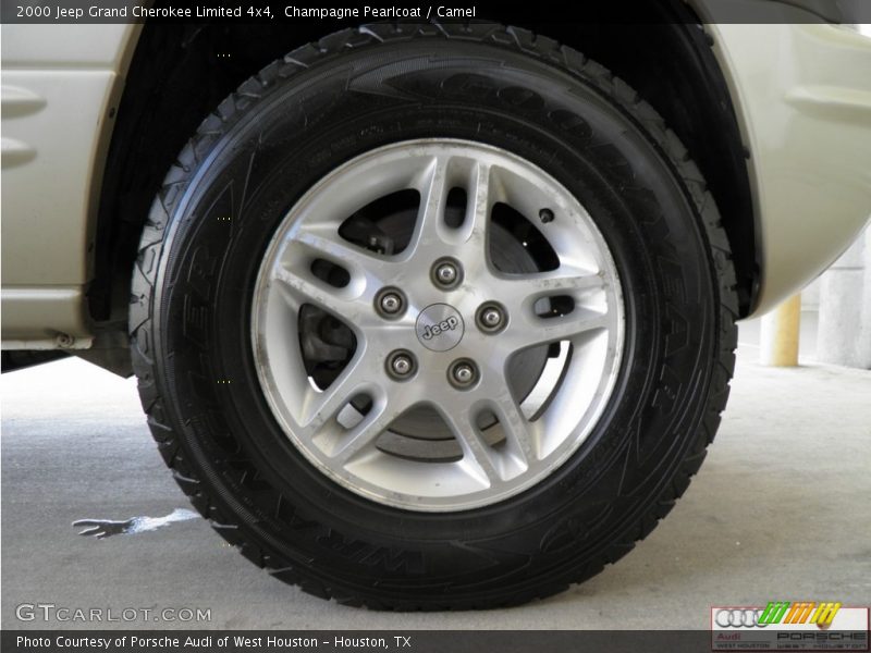 Champagne Pearlcoat / Camel 2000 Jeep Grand Cherokee Limited 4x4