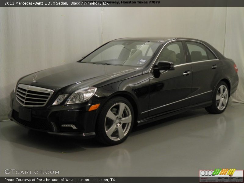 Black / Almond/Black 2011 Mercedes-Benz E 350 Sedan