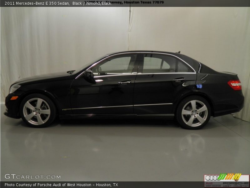 Black / Almond/Black 2011 Mercedes-Benz E 350 Sedan