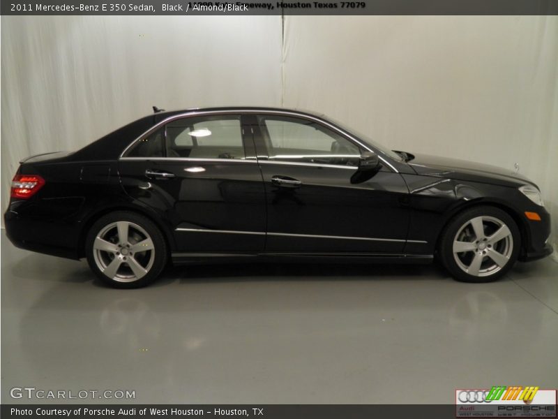 Black / Almond/Black 2011 Mercedes-Benz E 350 Sedan