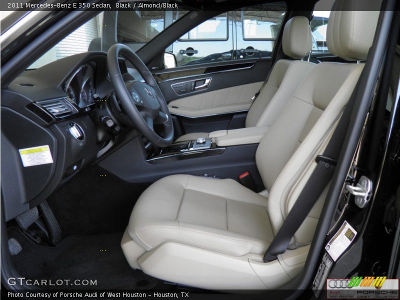 Black / Almond/Black 2011 Mercedes-Benz E 350 Sedan