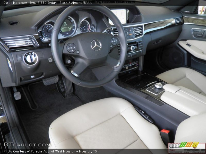 Black / Almond/Black 2011 Mercedes-Benz E 350 Sedan