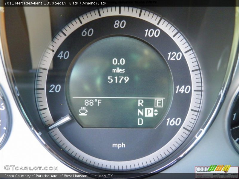 Black / Almond/Black 2011 Mercedes-Benz E 350 Sedan