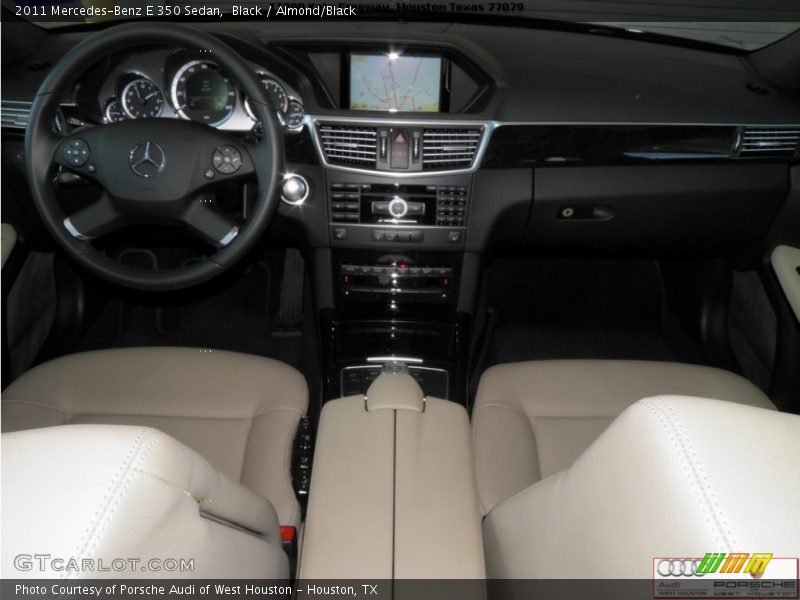 Black / Almond/Black 2011 Mercedes-Benz E 350 Sedan