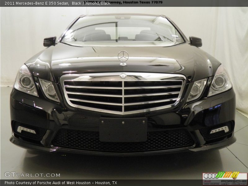 Black / Almond/Black 2011 Mercedes-Benz E 350 Sedan