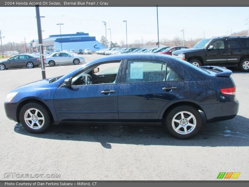 Eternal Blue Pearl / Gray 2004 Honda Accord DX Sedan