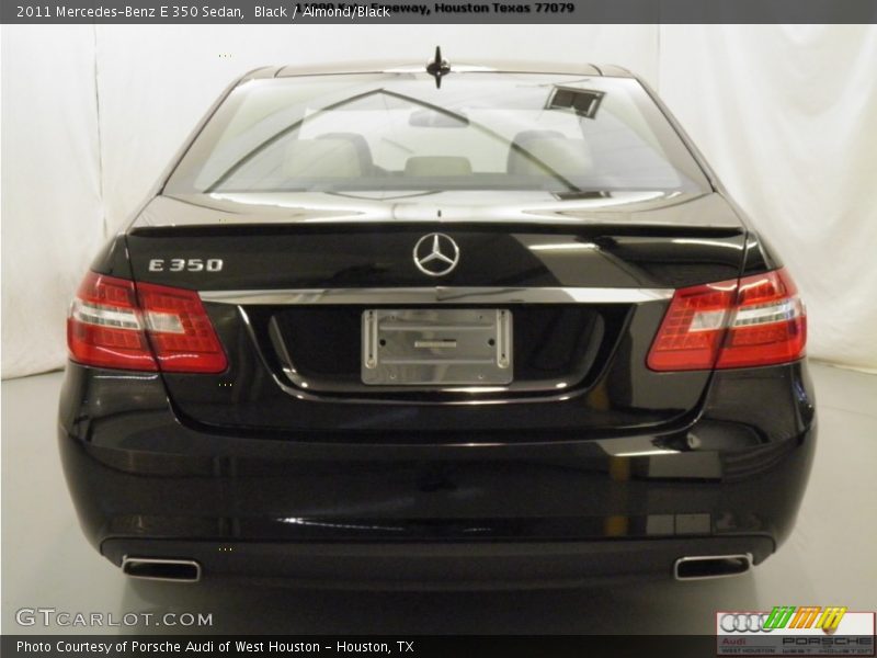 Black / Almond/Black 2011 Mercedes-Benz E 350 Sedan