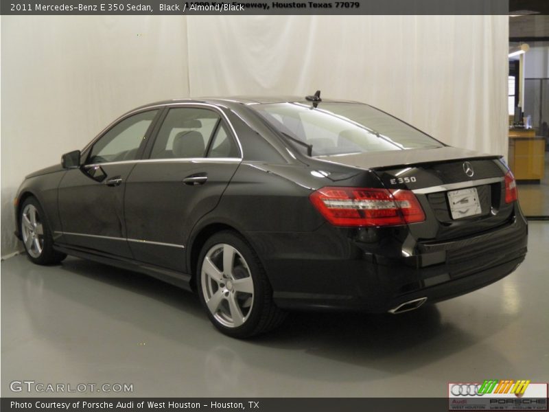 Black / Almond/Black 2011 Mercedes-Benz E 350 Sedan