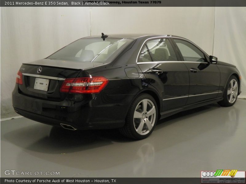 Black / Almond/Black 2011 Mercedes-Benz E 350 Sedan